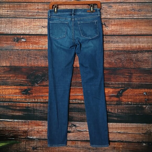 Articles Of Society Jeans 25 Karen Crop Skinny Ankle Delray Blue Denim Stretch - Picture 3 of 12